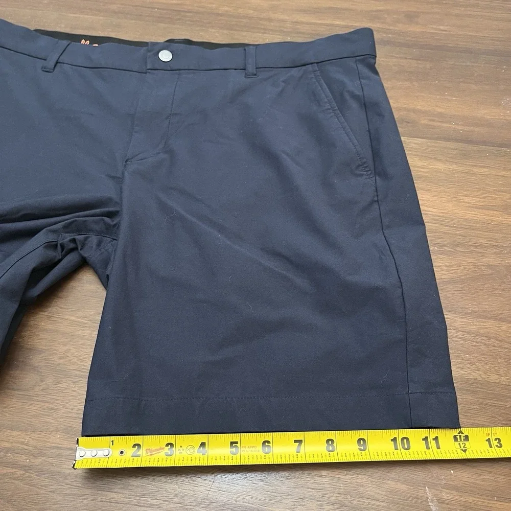 Psycho Bunny Men's Size 38 Blue Shorts Gold Leisure Graphic 9